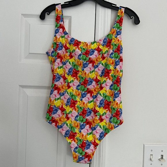 MOSCHINO Gummy Bear One-Piece Swimsuit IT 3 / US Medium 36 NWT - Picture 9 of 13